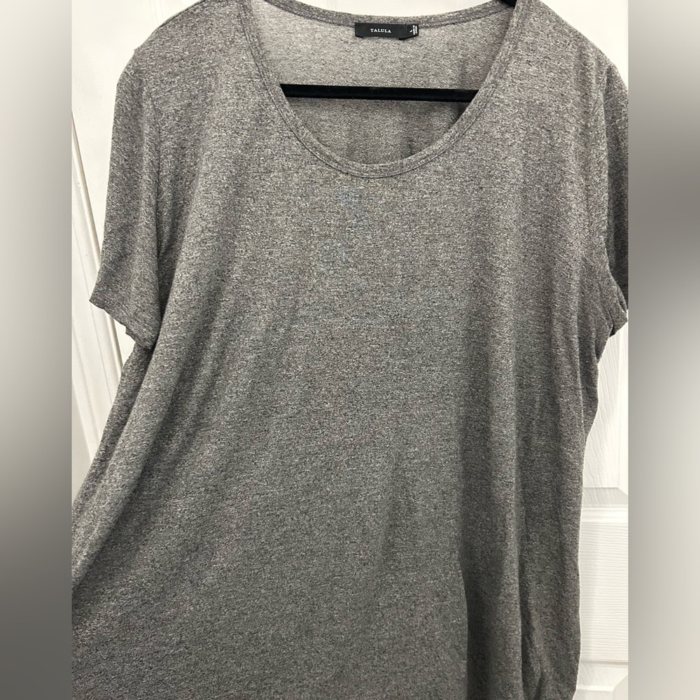 Talula Grey Oversized T-Shirt, Sz L - Picture 4 of 8